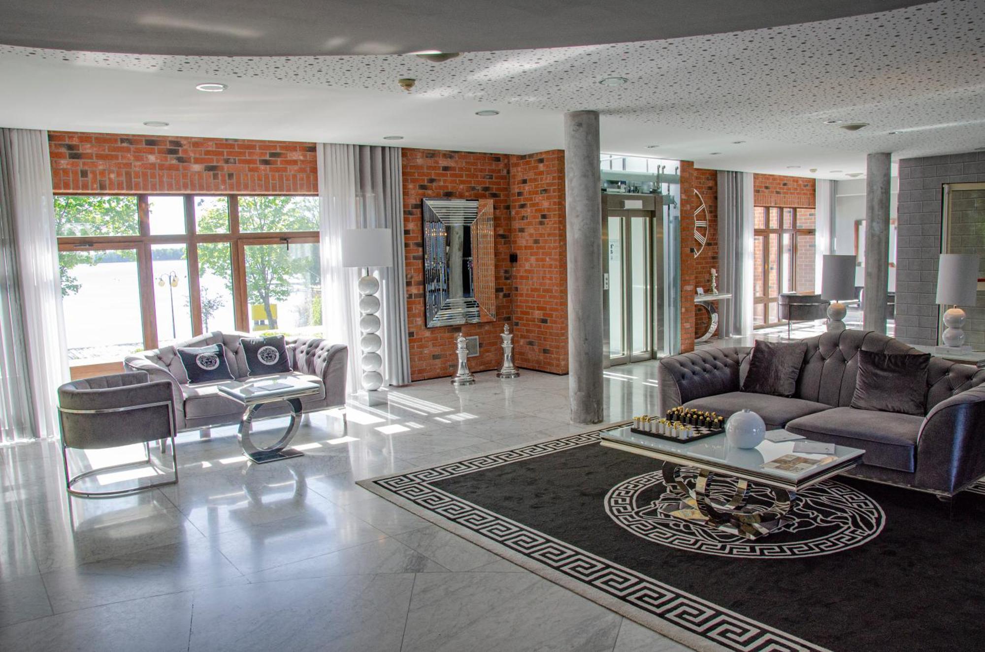 Willa Port Ostróda Kültér fotó Interior of the hotel